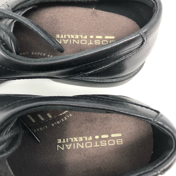 Bostonian Black Leather Dress Shoes Mens 8.5 M - Picture 5 of 12